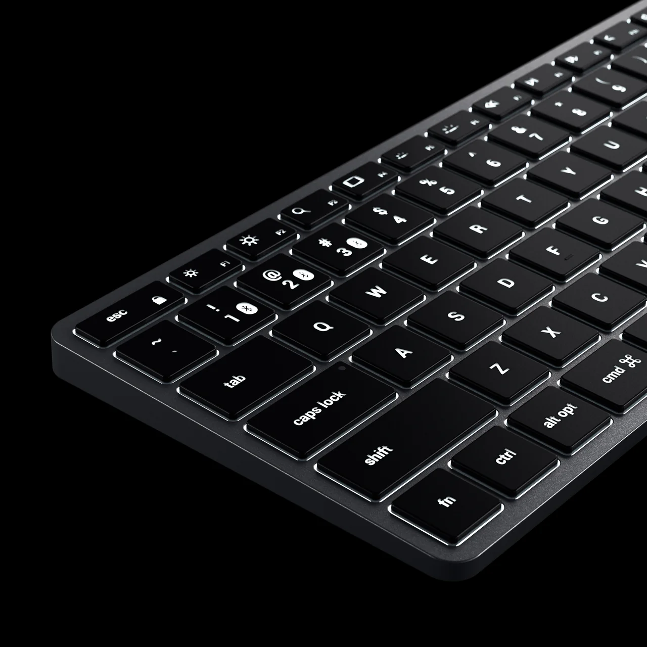 SATECHI Slim X1 trådlöst Bluetooth-tangentbord med bakgrundsbelysning
