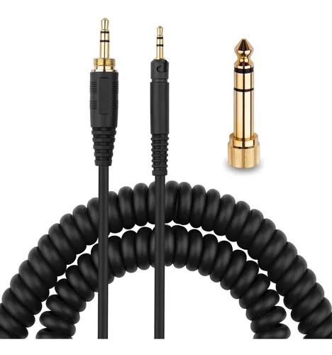 Spiral ljudkabel för AKG-K361 hörlurar