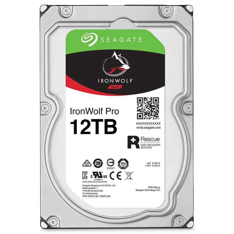12 TB Seagate Ironwolf PRO