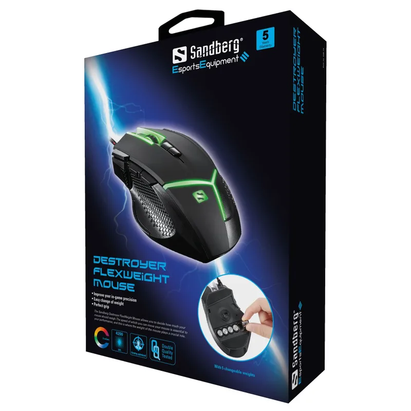 INF Destroyer FlexWeight Gaming Mouse
