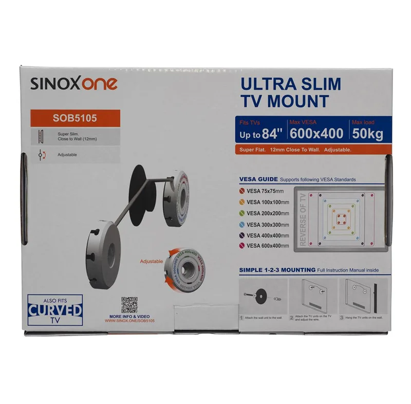 Sinox Ultra Slim Wall Mount