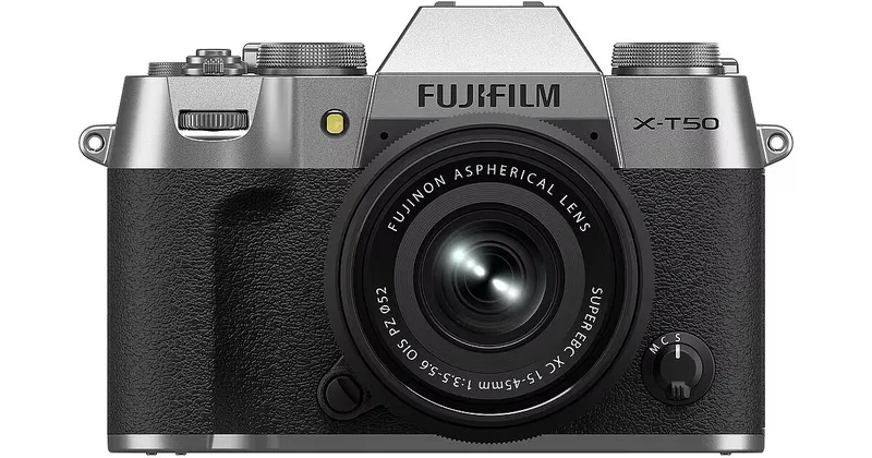FUJIFILM X-T50 Silver + 15-45