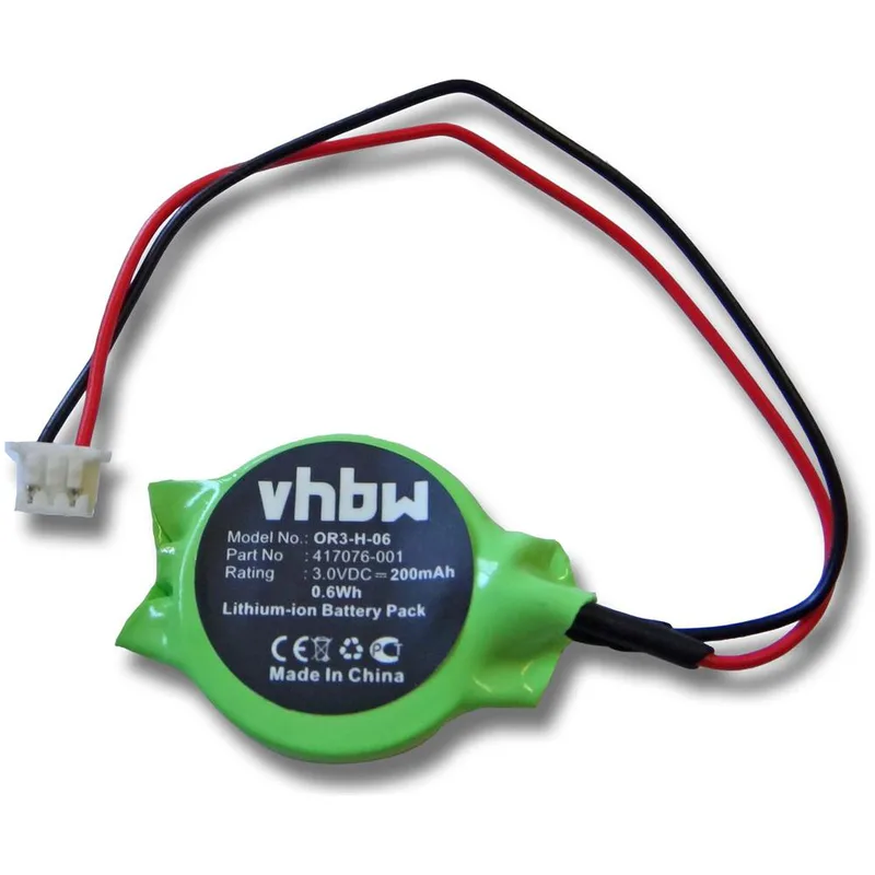 vhbw Biosbatteri kompatibelt med HP Compaq presario CQ70, CQ60, CQ50