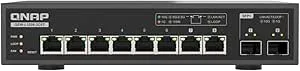QNAP 8-port Multi-Gig 10GbE Lite-hanterad nätverksomkopplare