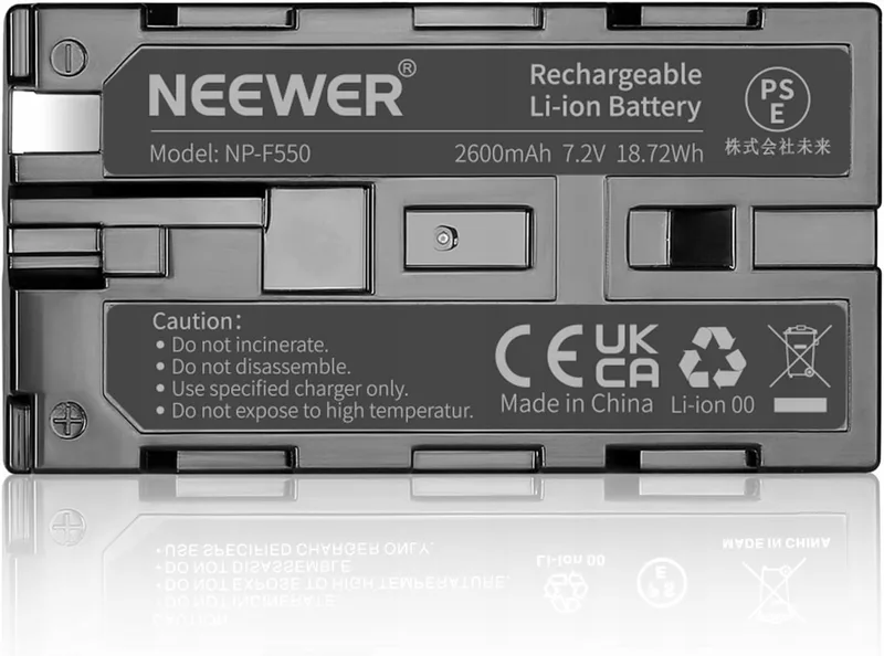 NEEWER 7,2 V 2 600 mAh litiumbatteri