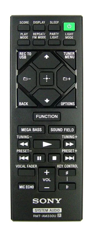 MTK Fjärrkontroll Ersättning för RMT-AM330U För Sony