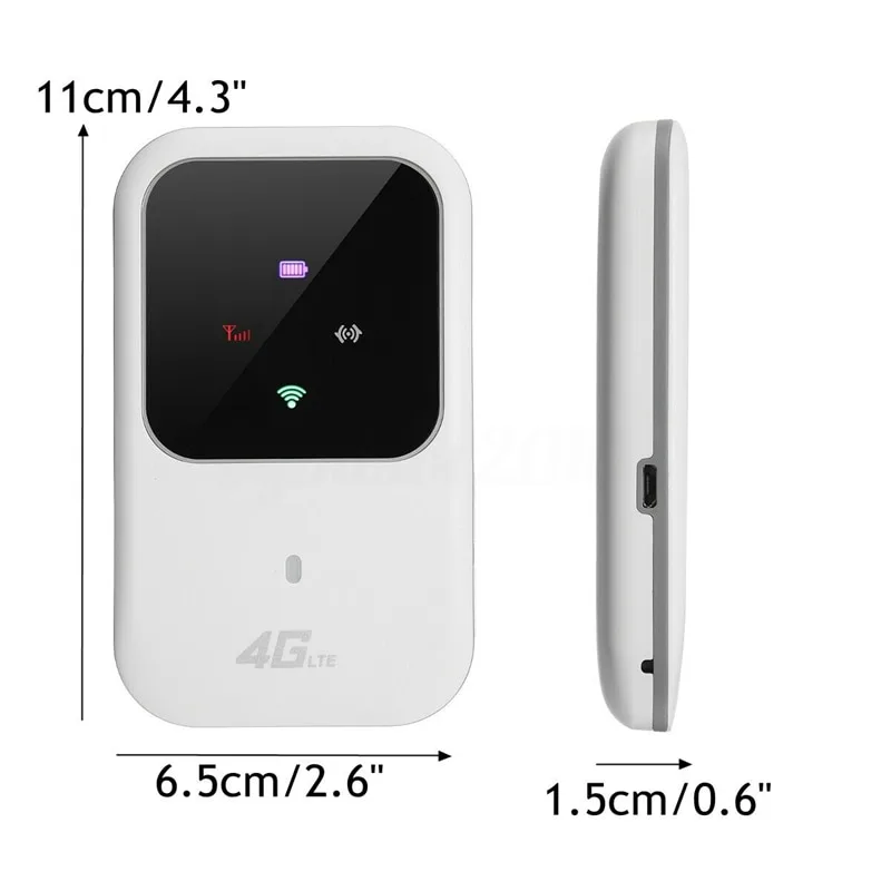 4G WiFi-modem, Bärbar 4G LTE USB Mobile WiFi