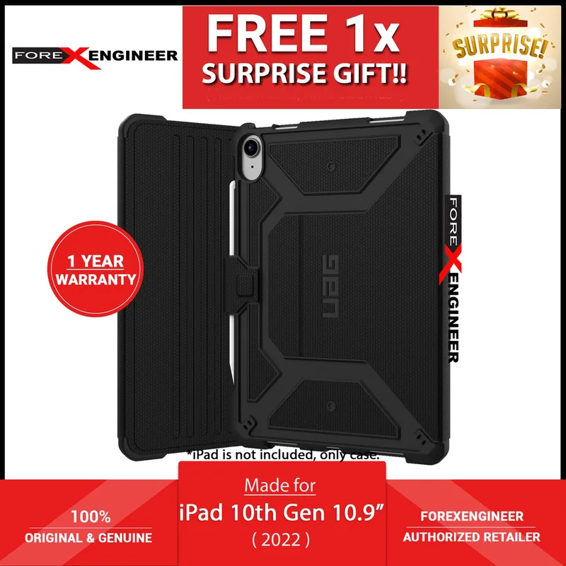 Urban Armor Gear (UAG) iPad 10.9 Fodral Metropolis Svart