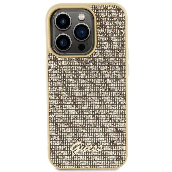 Guess Mobilskal till iPhone 15 Pro Disco Metal Script