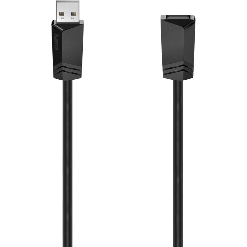 Hama Kabel USB 2.0-förlängning 480 Mbit/s 3,0m Svart