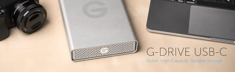 G-Technology G-Drive USB-C 4 TB extern hårddisk