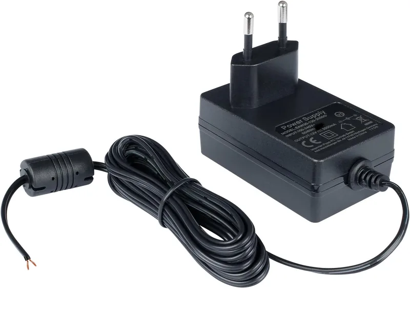 12 V låsning DC strömadapter
