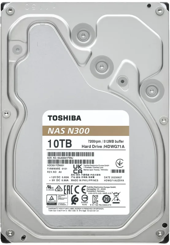 Toshiba N300 NAS 10TB