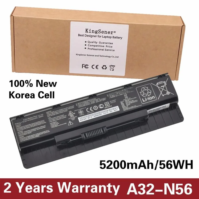 A32-N56 10.8V 5200mAh Batteri