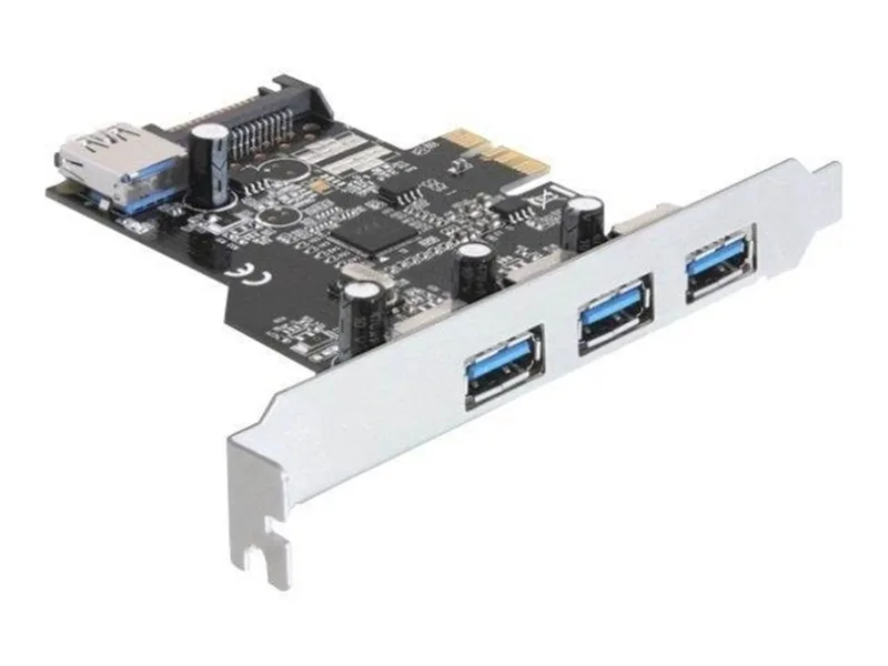 Delock PCI Express Card > 3 x extern + 1 x intern USB 3.0