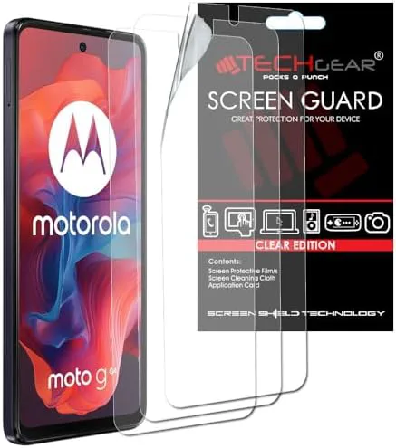 för Motorola Moto E14/G04/G04S 2024 skärmskydd [3-pack] härdat glasfilm