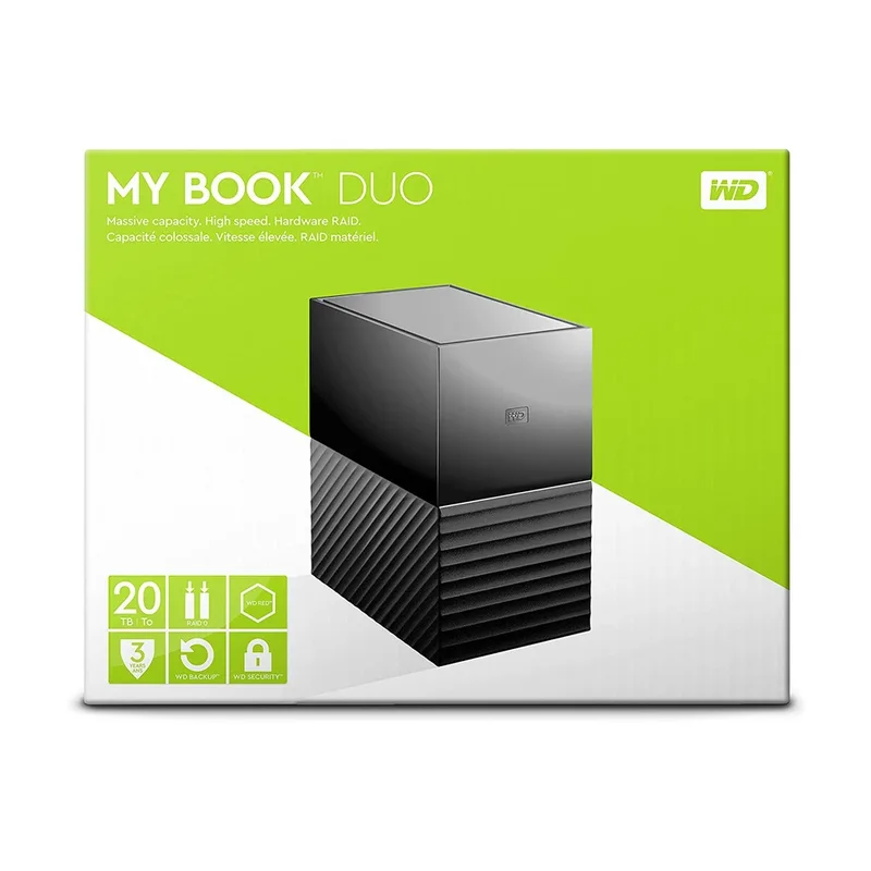 WD My Book Duo 24TB Stationär RAID-hårddisk