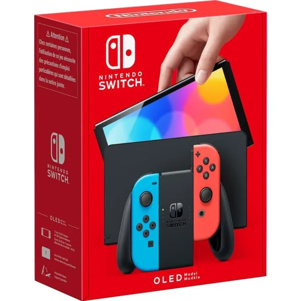 Nintendo Switch HW (OLED) w. NB/NR Joy-Con EUR