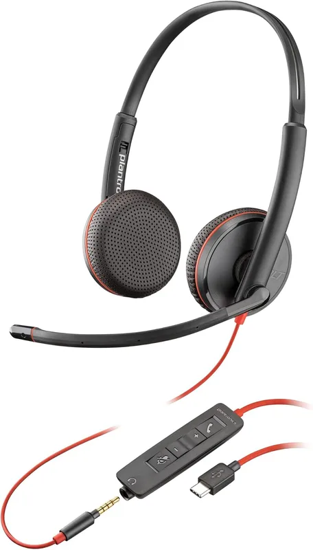 POLY Blackwire 3225 Stereo USB-C Headset