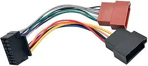 Baceyong 12 V 16 stift bilstereo radio ISO kabelanslutning adapter