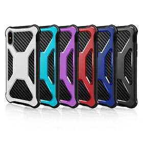 OEM Carbon Fiber Brushed Mobilskal till iPhone XS / X