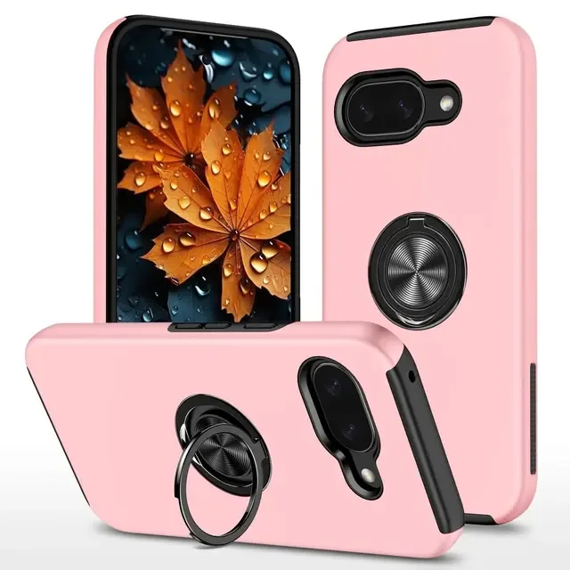MTK Till Pixel 9 / Pixel 9 Pro Hybrid skal med Finger Ring