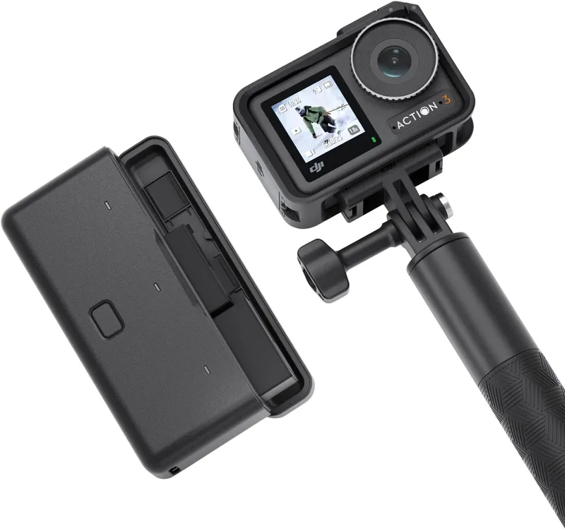 DJI Osmo Action 3 Adventure Combo AC002 Kamera, Svart, & Osmo Action Diving tillbehörssats