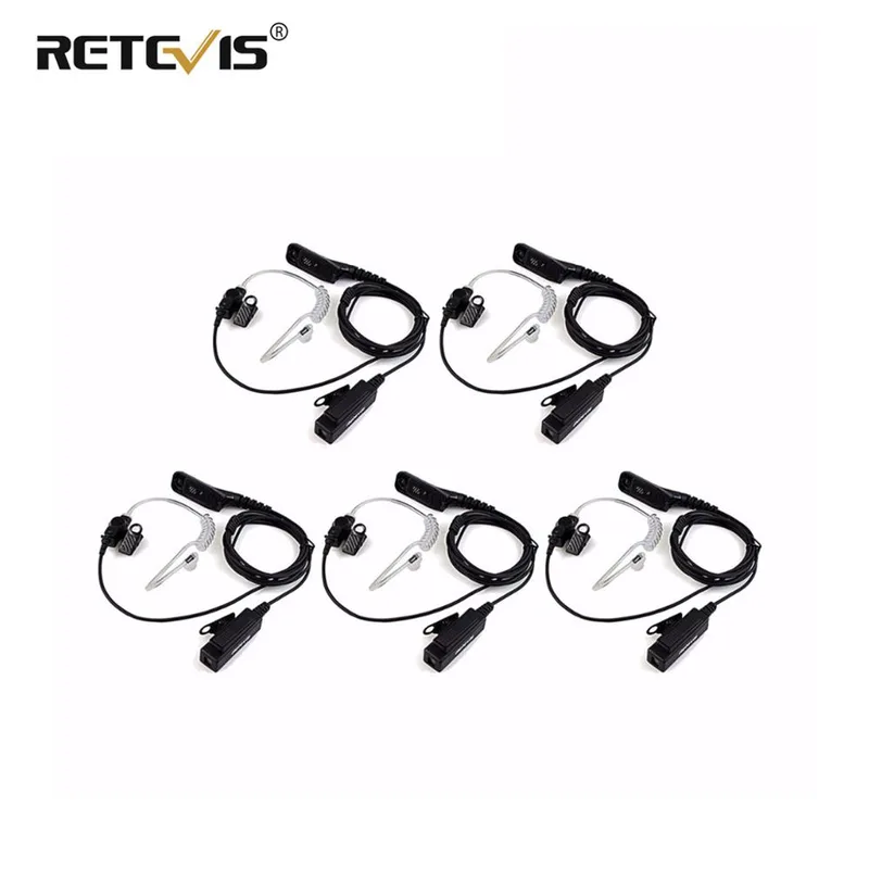 R-1M21 Large PTT Mic Headset Akustiskt rör Öronsnäcka