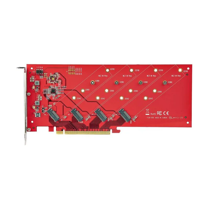 StarTech.com Quad M.2 PCIe-adapterkort