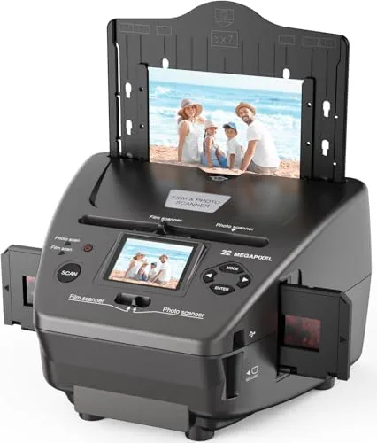 Bärbar negativ skanner mini digital fotoomvandlare för gamla foton ABS A3 skanner 35 mm diascanner till digital