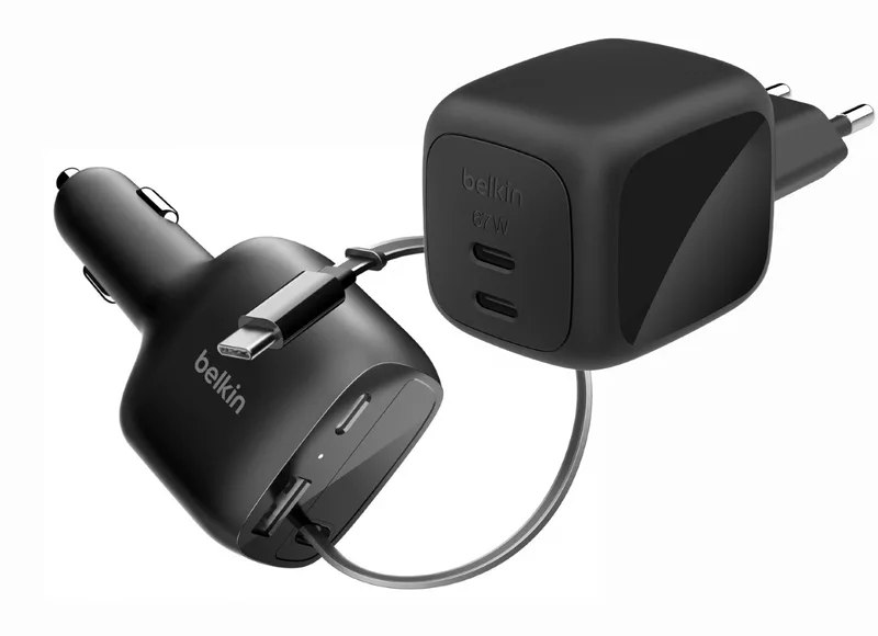 Belkin SmartProtect Laddare för USB-C med 2 portar 67 W