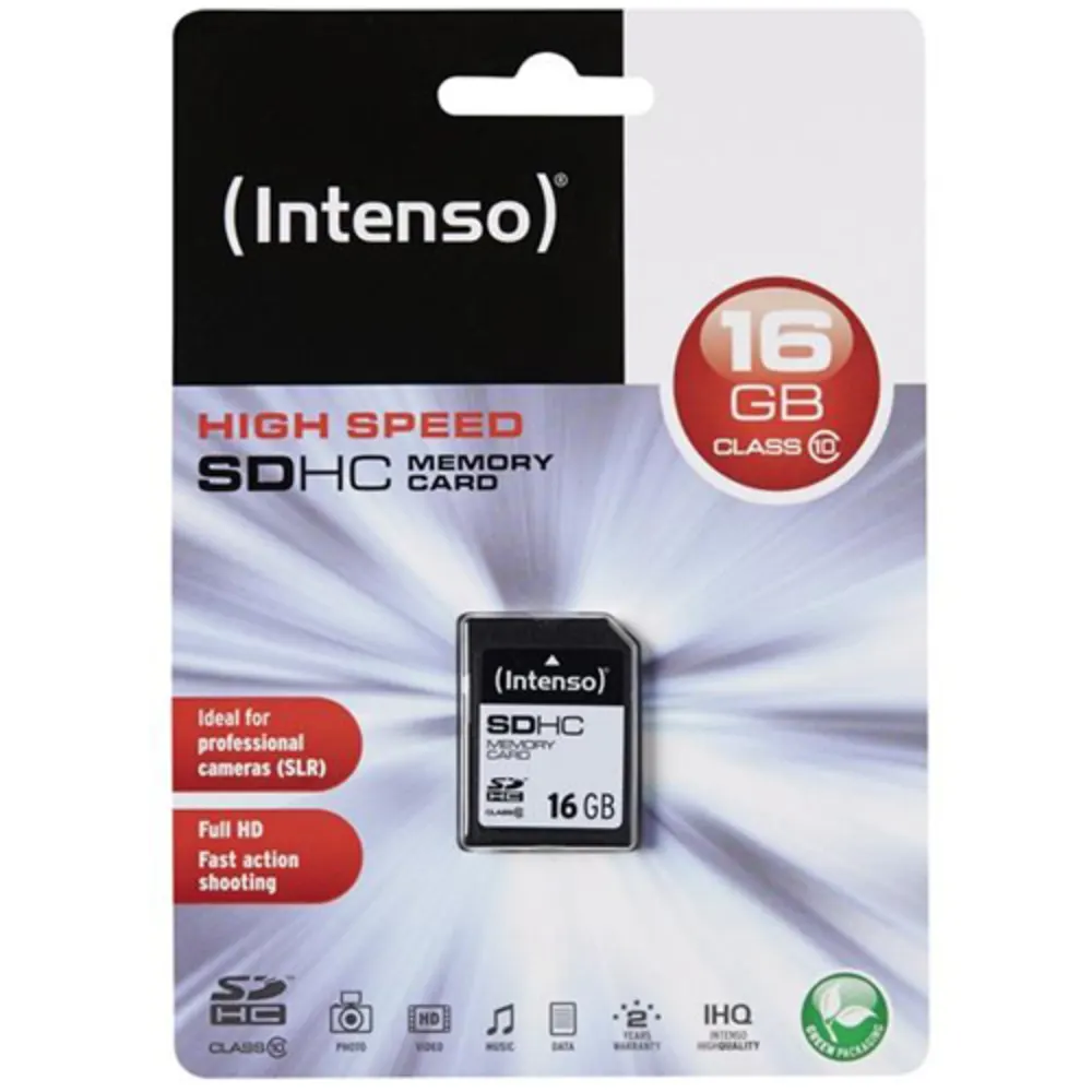 Intenso SDHC 16 GB Minneskort SDHD
