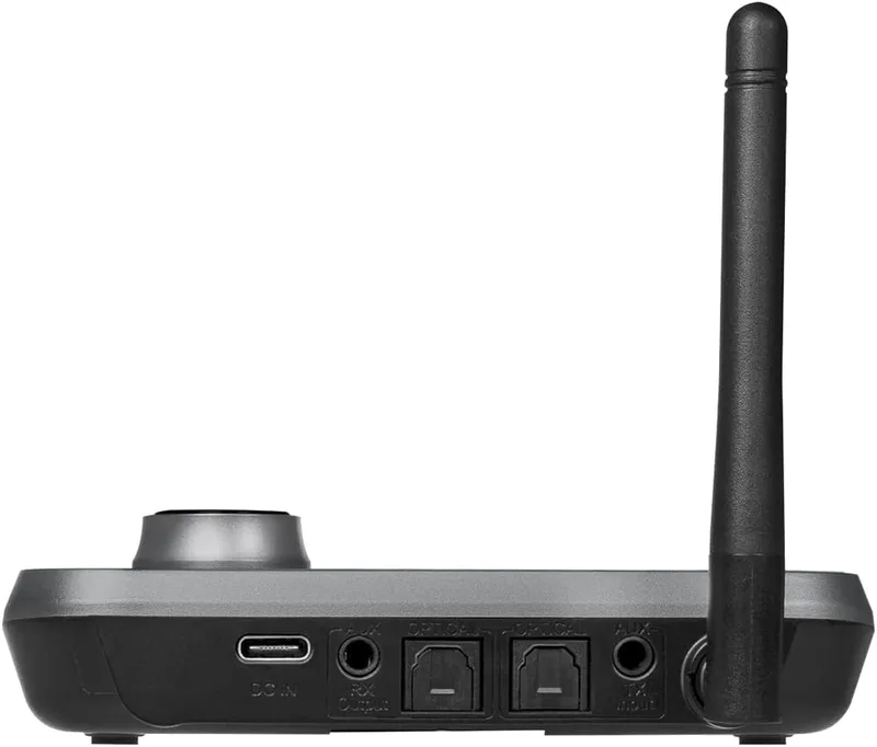 LogiLink - Trådlös Bluetooth-ljudmottagare/-sändare för TV, trådlösa hörlurar