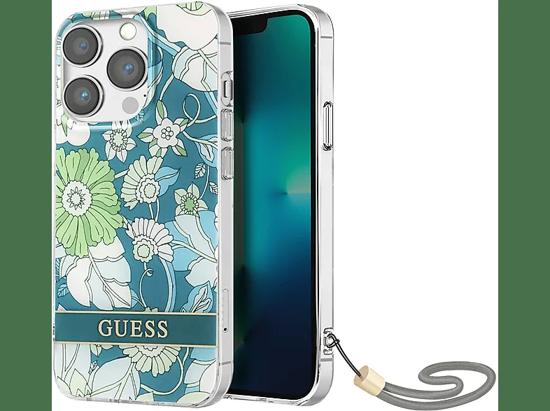 Guess iPhone 13 Pro Skal Flower Strap