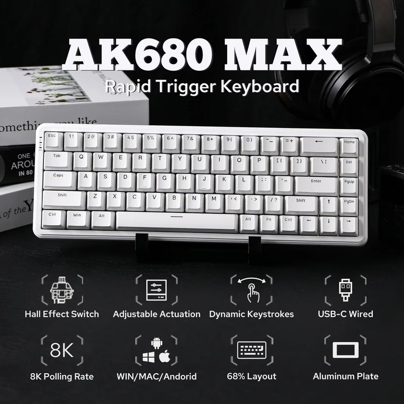 MechLands AK680 MAX Wired speltangentbord