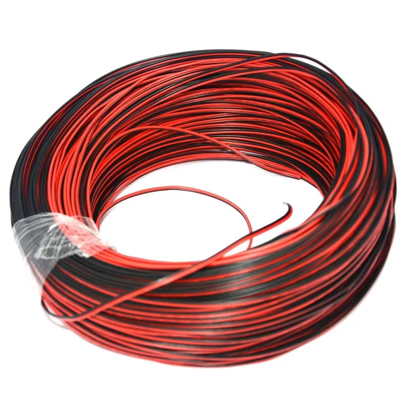ADNEWX® 20 m 2 stift 22 AWG röd och svart tråd