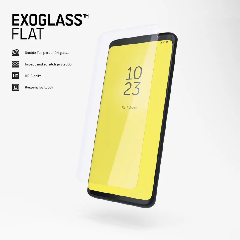 Copter Exoglass Samsung Galaxy A72 Curved Frame Svart