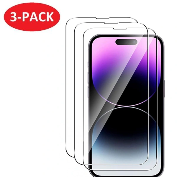 3 stycken skydd härdat glas för iPhone 14 Plus