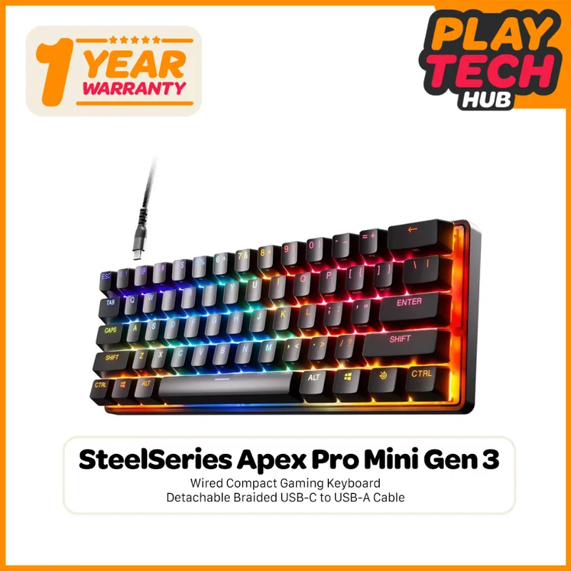 SteelSeries Apex Pro Mini Gen 3 OmniPoint 3.0
