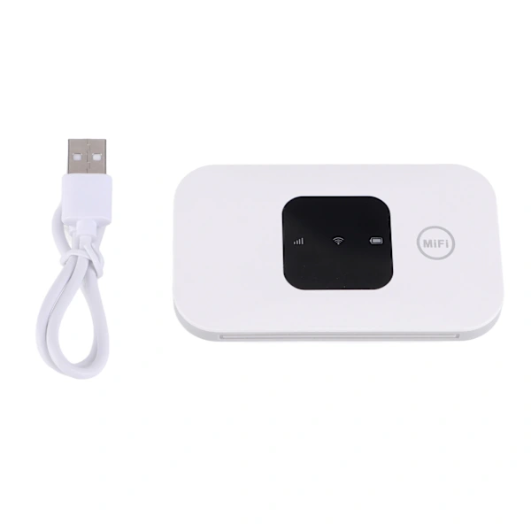 Cuifati Bärbar höghastighets wifi-router, liten mobil 4G WiFi-hotspot-router för telefon, bärbar dator, stationär surfplatta med stöd för 10 användare