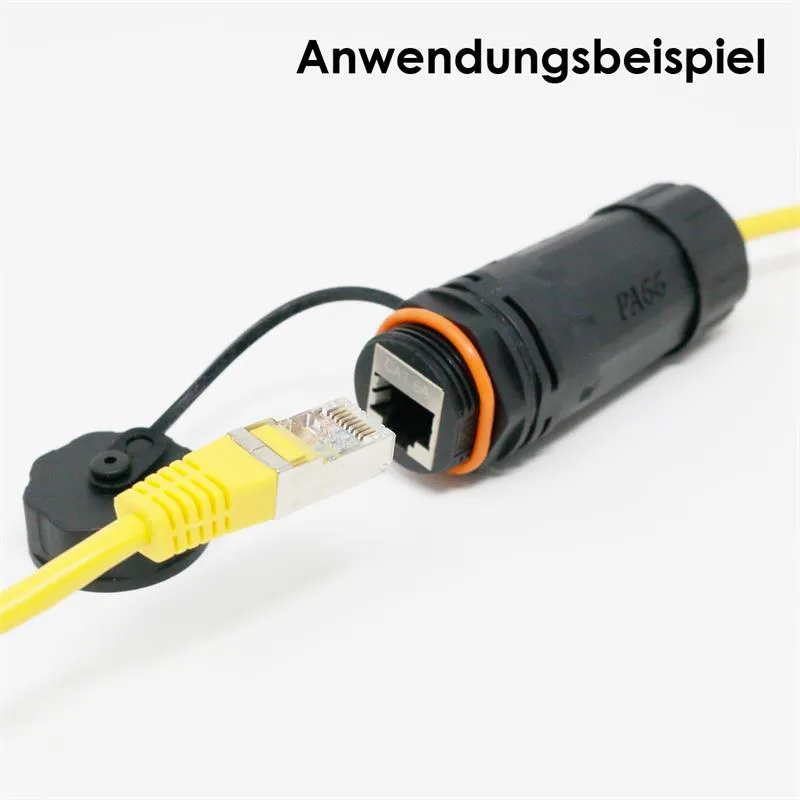 DIGITUS AuÃenanschluss Patchkabel CAT6A Verbinder RJ45->RJ45
