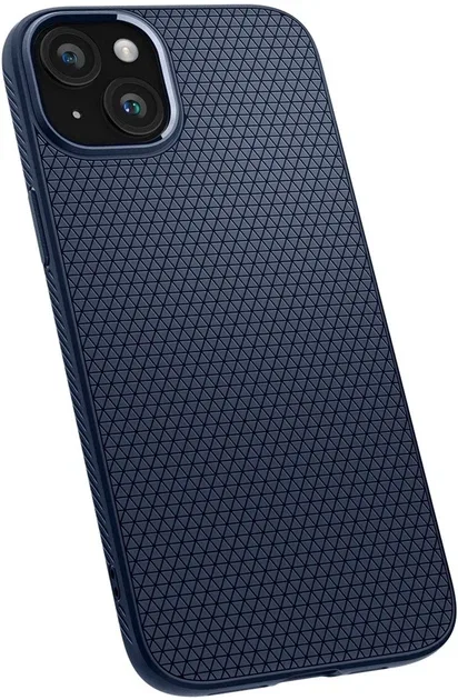 Spigen iPhone 15 Skal Liquid Air Navy