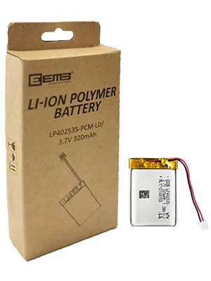 EEMB 3.7V Rechargeable Lithium Polymer Ion Battery 320mAh 402535