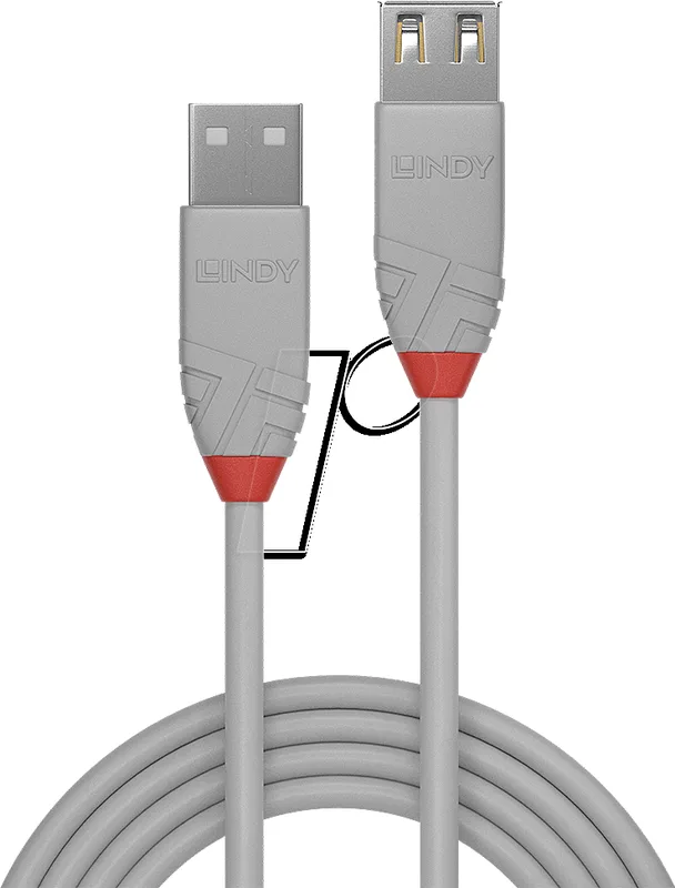 Lindy USB 2.0 typ A förlängningskabel
