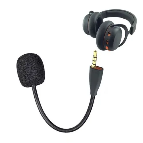 Löstagbara headset 3,5 mm mikrofonbom för MMX100/MMX150 hörlurar mikrofoner med skumfilter för genomskinlig