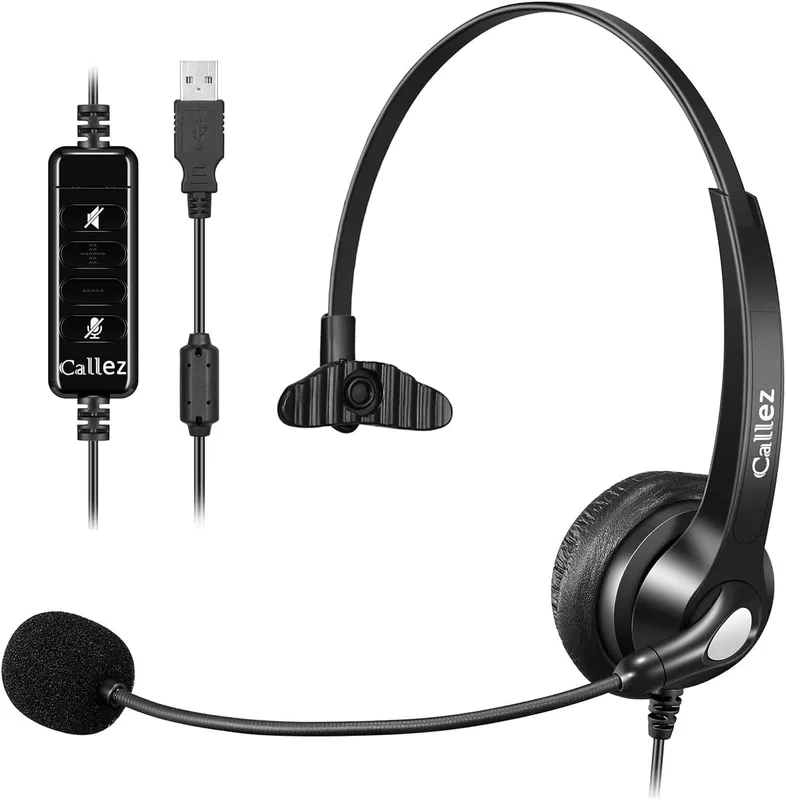 VH500S Hörlurar med USB Mikrofon