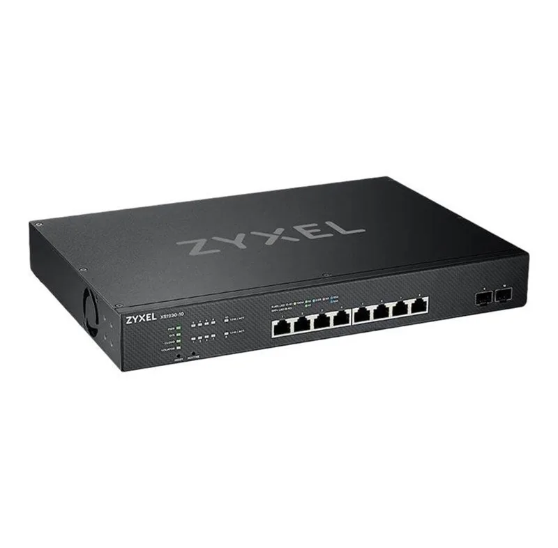Zyxel XS1930-10 – pendlare – intelligent – 8 x 100/1000/2.5G/10GBase-T + 2 x 10 Gigabit SFP+ – Montable sur rack