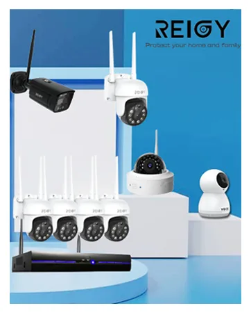 REIGY 8MP Säkerhetskamera CCTV Set WIFI