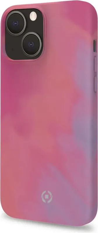 Celly Watercolor TPU case iPhone 13 Rosa