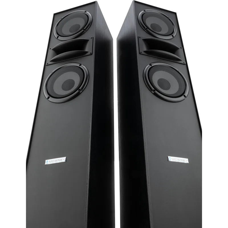 McGrey HTS-65320 BK par 3-vägs HiFi stående högtalare par